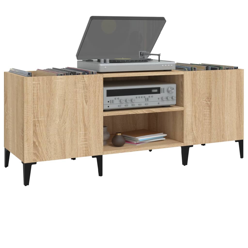 Δισκοθήκη Sonoma Δρυς 121 x 38 x 48 εκ. από Επεξεργασμένο Ξύλο