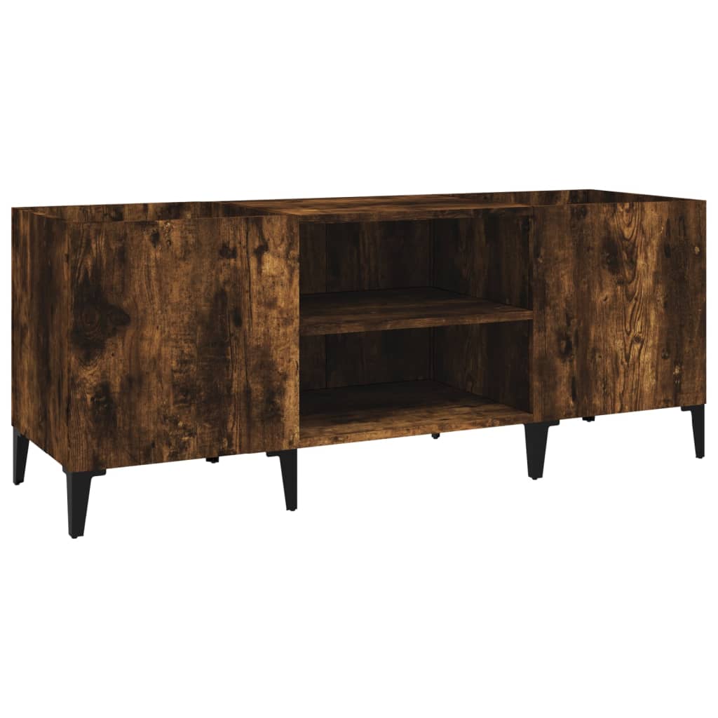 Δισκοθήκη Καπνιστή Δρυς 121x38x48 εκ. από Επεξεργασμένο Ξύλο