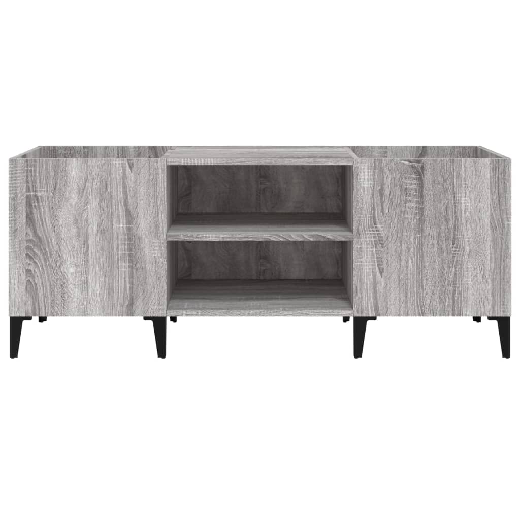 Δισκοθήκη Γκρι Sonoma 121 x 38 x 48 εκ. από Επεξεργασμένο Ξύλο