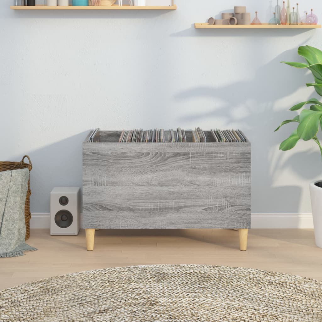 Δισκοθήκη Γκρι Sonoma 74,5 x 38 x 48 εκ. από Επεξεργασμένο Ξύλο