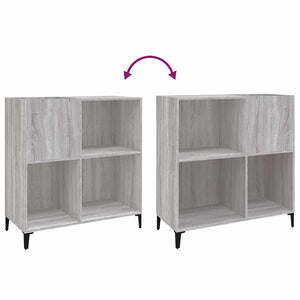 Δισκοθήκη Γκρι Sonoma 84,5 x 38 x 89 εκ. από Επεξεργασμένο Ξύλο