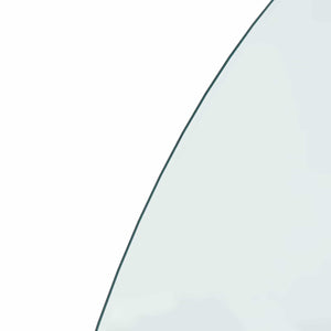 Πλάκα Γυαλιού Τζακιού Διαφανές 1000 x 600 mm Γυαλί - Pakobazaar