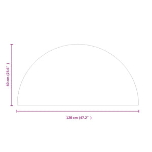 Πλάκα Γυαλιού Τζακιού Διαφανές 1200 x 600 mm Γυαλί - Pakobazaar