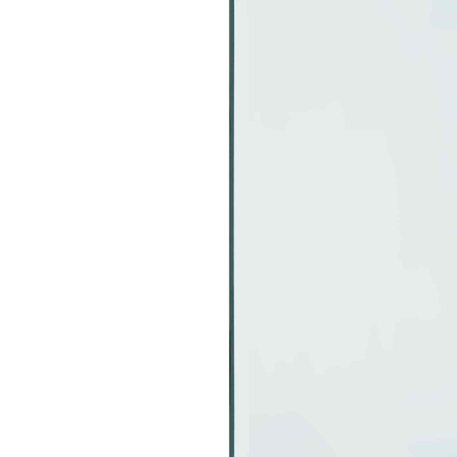 Πλάκα Γυαλιού Τζακιού Διαφανές 120 x 50 cm Γυαλί - Pakobazaar