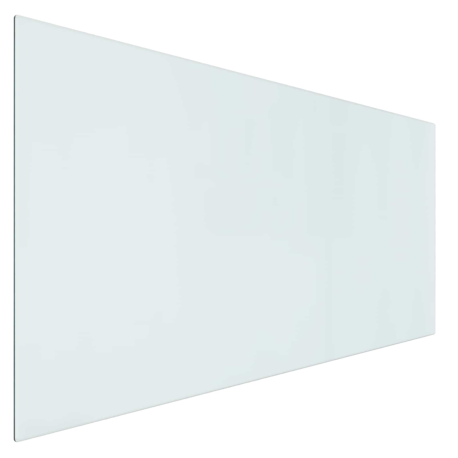 Πλάκα Γυαλιού Τζακιού Διαφανές 120 x 60 cm Γυαλί - Pakobazaar