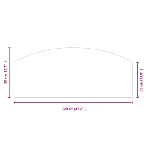 Πλάκα Γυαλιού Τζακιού Διαφανές 120 x 50 cm Γυαλί - Pakobazaar