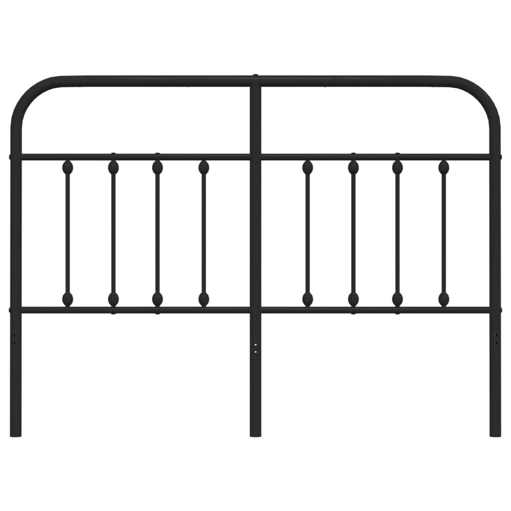 Ανταλλακτικό κεφαλάρι Μαύρο 140 εκ. Μεταλλικό