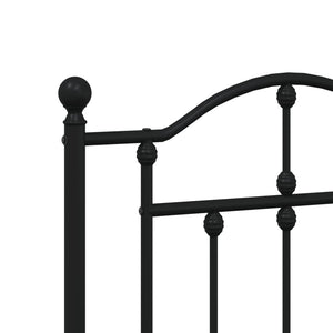 Ανταλλακτικό κεφαλάρι Μαύρο 120 εκ. Μεταλλικό