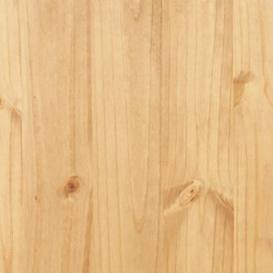 Βιτρίνα Corona Καφέ 112x43x191,5εκ. Μασίφ Ξύλο Μεξικάνικου Πεύκου