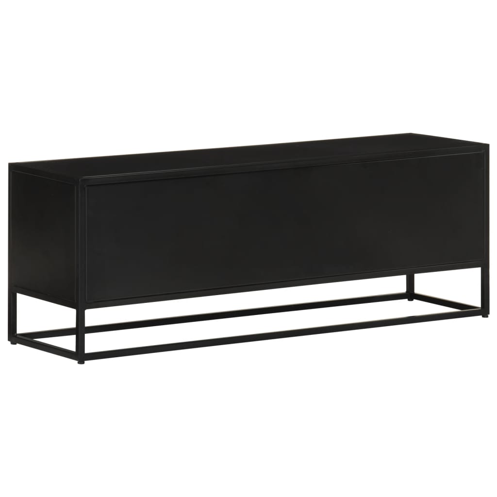 Έπιπλο Τηλεόρασης 110 x 30 x 40 εκ. Μασίφ Ξύλο Μάνγκο & Σίδηρος - Pakobazaar