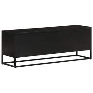 Έπιπλο Τηλεόρασης 110 x 30 x 40 εκ. Μασίφ Ξύλο Μάνγκο & Σίδηρος - Pakobazaar