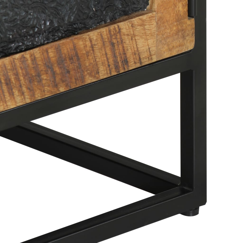 Έπιπλο Τηλεόρασης 110 x 30 x 40 εκ. Μασίφ Ξύλο Μάνγκο & Σίδηρος - Pakobazaar