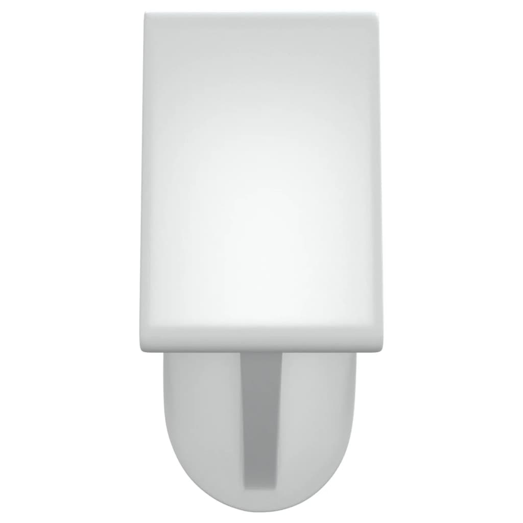 Σιδηρόδρομοι Κουρτινών 2 Τεμ. Λευκό/Ασημί 40-60 εκ. Αλουμίνιο - PAKOBAZAAR