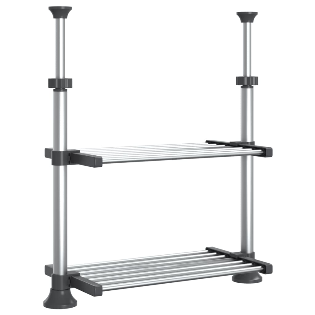 Ράφι Κουζίνας 50x25x(50-70) εκ. από Αλουμίνιο - Pakobazaar