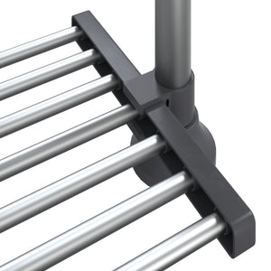 Ράφι Κουζίνας 50x25x(50-70) εκ. από Αλουμίνιο - Pakobazaar
