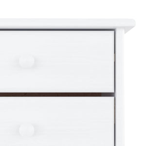 Παπουτσοθήκη ALTA Λευκή 77 x 35 x 96 εκ. από Μασίφ Ξύλο Πεύκου