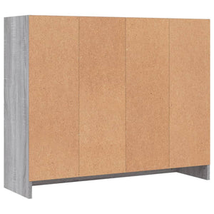 Ντουλάπι Γκρι Sonoma 91 x 28 x 75 εκ. από Επεξεργασμένο Ξύλο - Pakobazaar