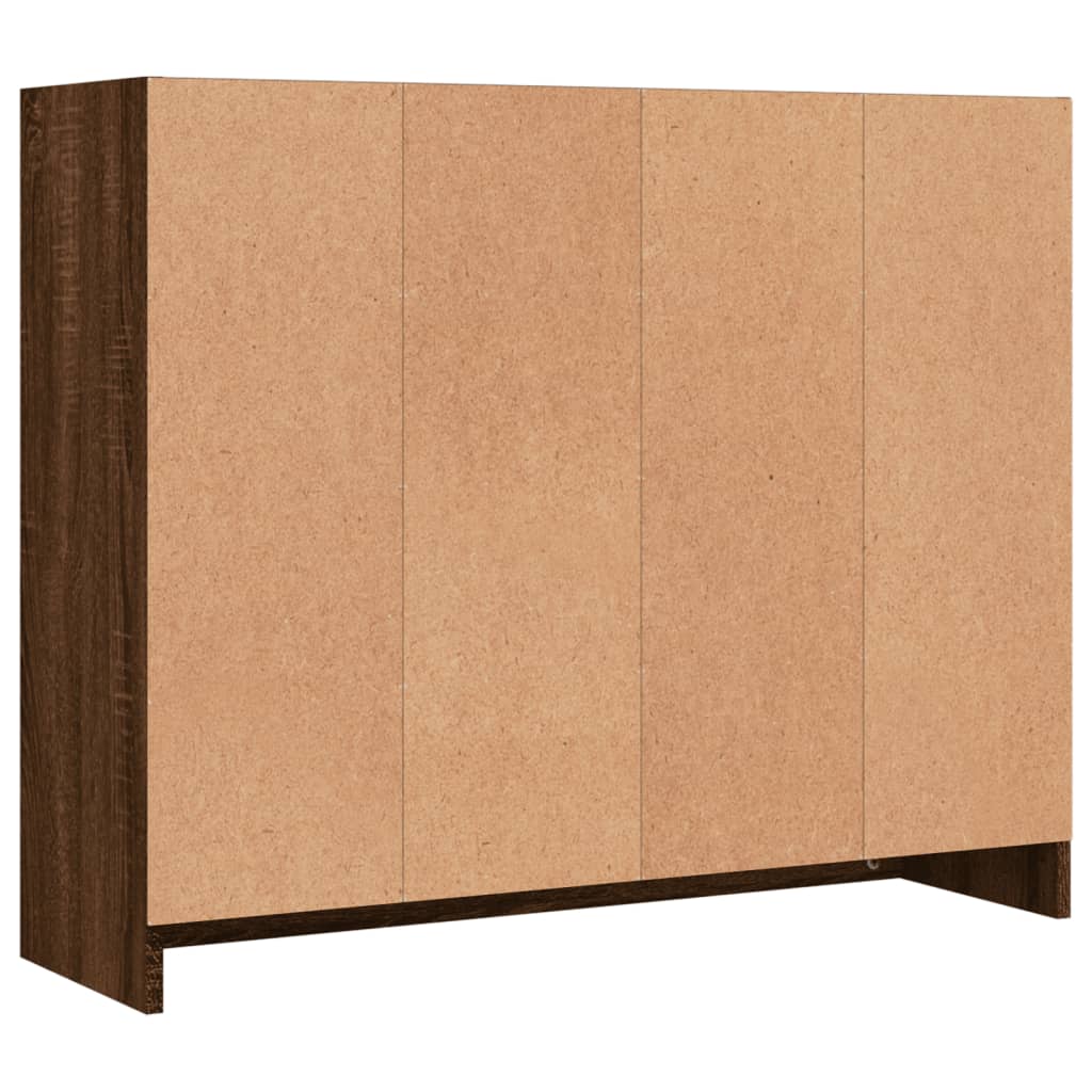 Ντουλάπι Καφέ Δρυς 91 x 28 x 75 εκ. από Επεξεργασμένο Ξύλο