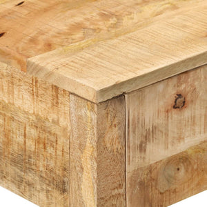 Τραπέζι Κονσόλα με 2 Συρτάρια 110x35x75 εκ. Μασίφ Ξύλο Μάνγκο - Pakobazaar