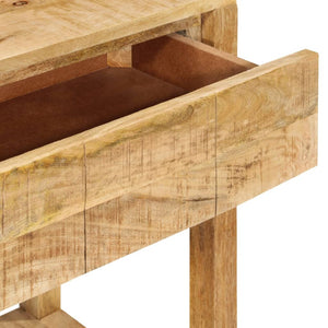 Τραπέζι Κονσόλα με 2 Συρτάρια 110x35x75 εκ. Μασίφ Ξύλο Μάνγκο - Pakobazaar