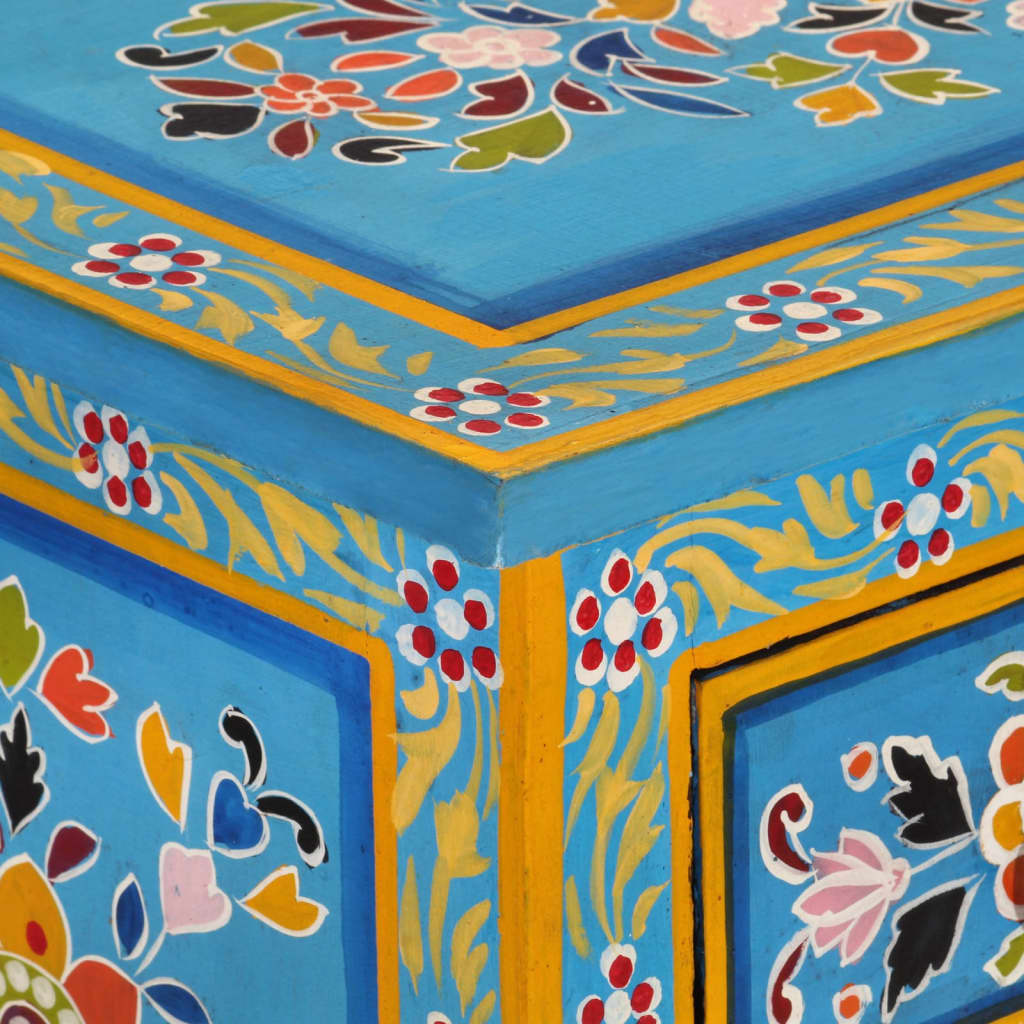 Ντουλάπι Τιρκουάζ 55 x 30 x 76 εκ. από Μασίφ Ξύλο Μάνγκο - Pakobazaar