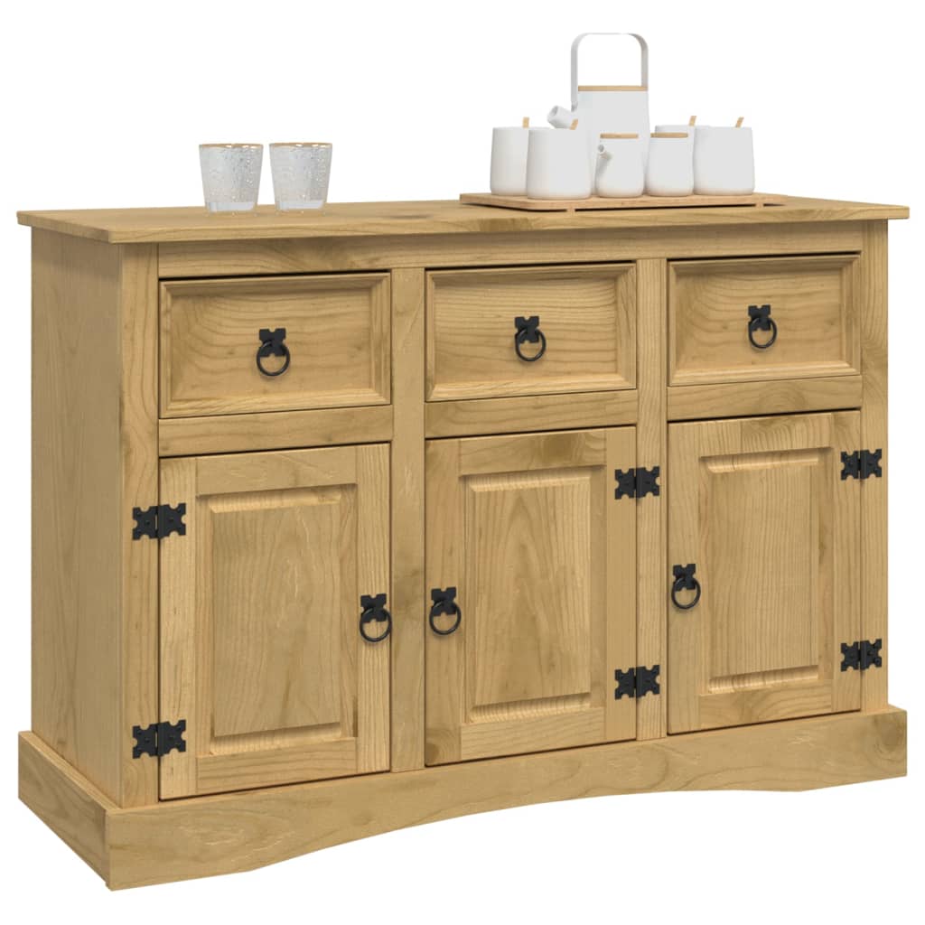 Μπουφές Corona 115x43x79,5 εκ. Μασίφ Ξύλο Μεξικάνικου Πεύκου
