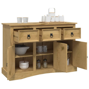 Μπουφές Corona 115x43x79,5 εκ. Μασίφ Ξύλο Μεξικάνικου Πεύκου