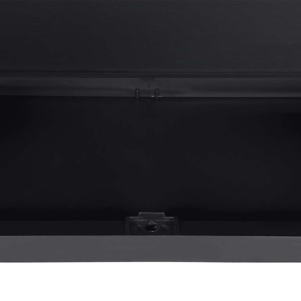 Ντουλάπι Αποθ. Εξ. Χώρου Μαύρο 65x37x85 εκ. Πολυπροπυλένιο