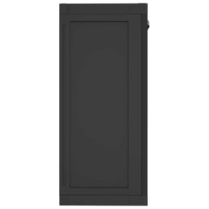 Ντουλάπι Αποθ. Εξ. Χώρου Μαύρο 97x37x85 εκ. Πολυπροπυλένιο