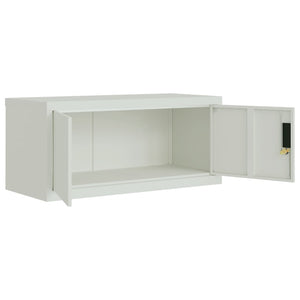 Αρχειοθήκη Αν. Γκρι 90 x 40 x 40 εκ. Ατσάλινη - Pakobazaar