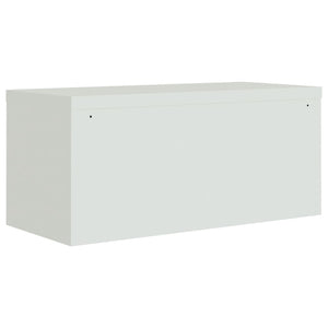 Αρχειοθήκη Αν. Γκρι 90 x 40 x 40 εκ. Ατσάλινη - Pakobazaar