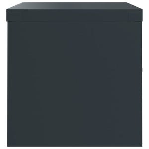 Αρχειοθήκη Ανθρακί 90 x 40 x 40 εκ. Ατσάλινη