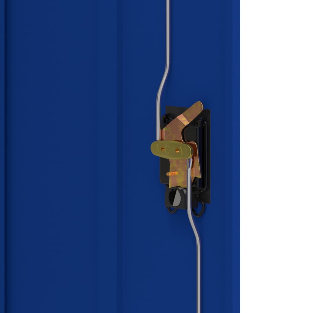 Αρχειοθήκη Ανοιχτό Γκρι και Μπλε 90 x 40 x 70 εκ. Ατσάλινη