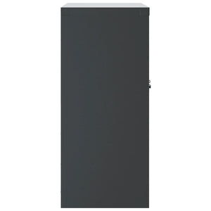 Αρχειοθήκη Ανθρακί 79 x 40 x 90 εκ. από Ατσάλι