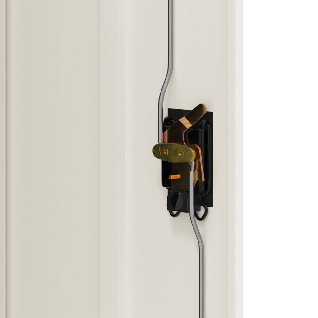 Αρχειοθήκη Λευκή 90 x 40 x 105 εκ. από Ατσάλι