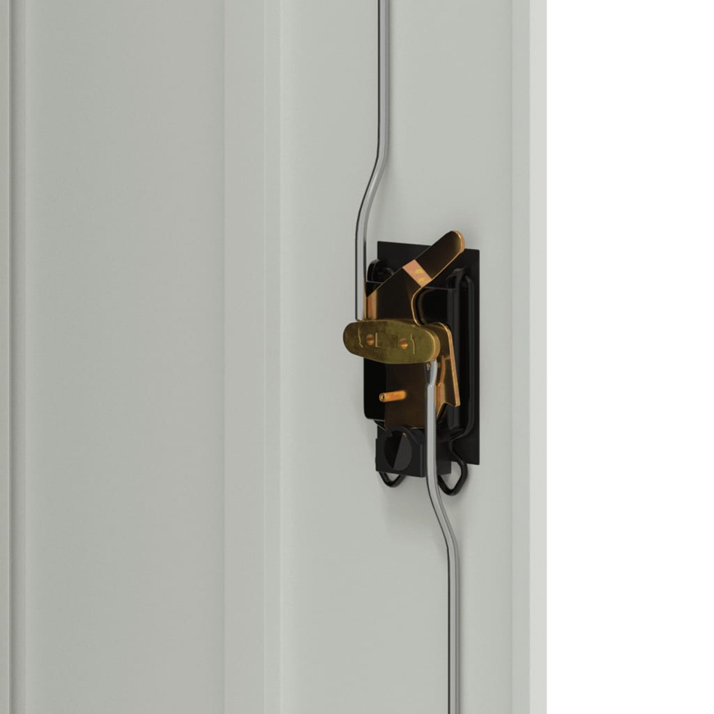 Αρχειοθήκη Αν. Γκρι 90 x 40 x 105 εκ. Ατσάλινη