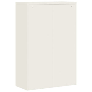 Αρχειοθήκη Λευκή 90 x 40 x 140 εκ. Ατσάλινη
