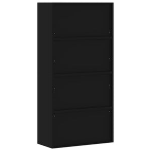 Αρχειοθήκη Μαύρη 90 x 40 x 180 εκ. Ατσάλινη