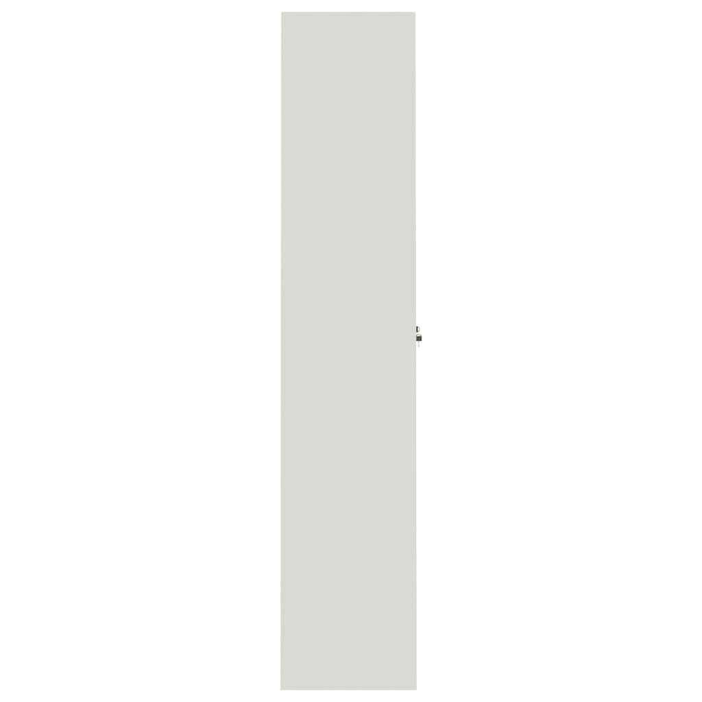 Αρχειοθήκη Αν. Γκρι 90x40x200 εκ. Ατσάλινη - Pakobazaar