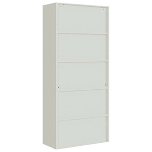 Αρχειοθήκη Αν. Γκρι 90x40x200 εκ. Ατσάλινη - Pakobazaar