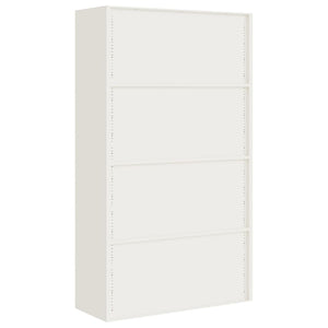 Αρχειοθήκη Λευκή 105 x 40 x 180 εκ. Ατσάλινη