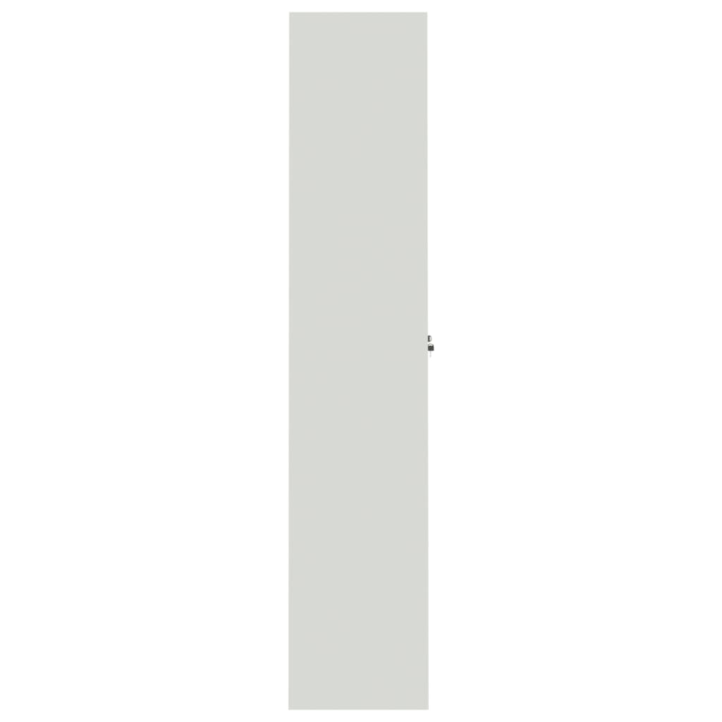 Αρχειοθήκη Ανοιχτό Γκρι 105 x 40 x 180 εκ. Ατσάλινη