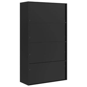 Αρχειοθήκη Μαύρη 105 x 40 x 180 εκ. Ατσάλινη