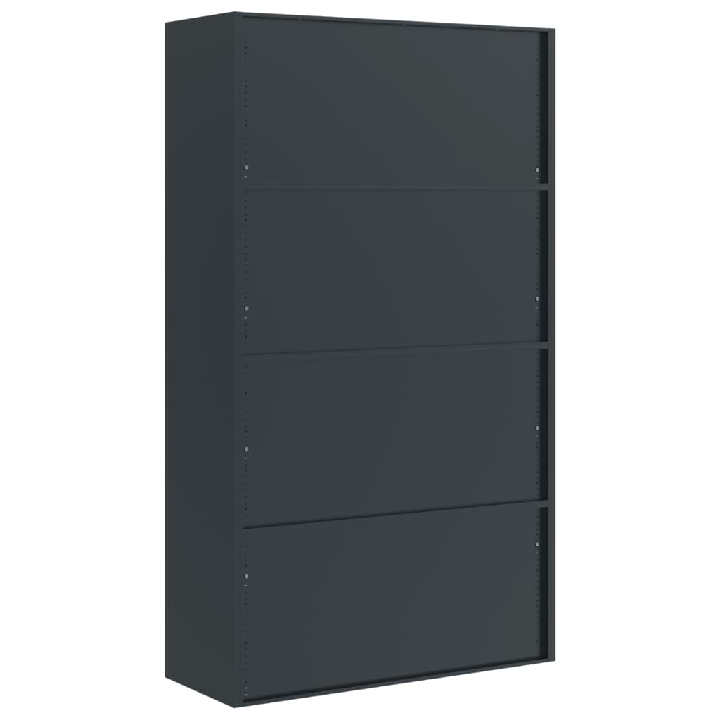 Αρχειοθήκη Ανθρακί 105 x 40 x 180 εκ. Ατσάλινη - Pakobazaar