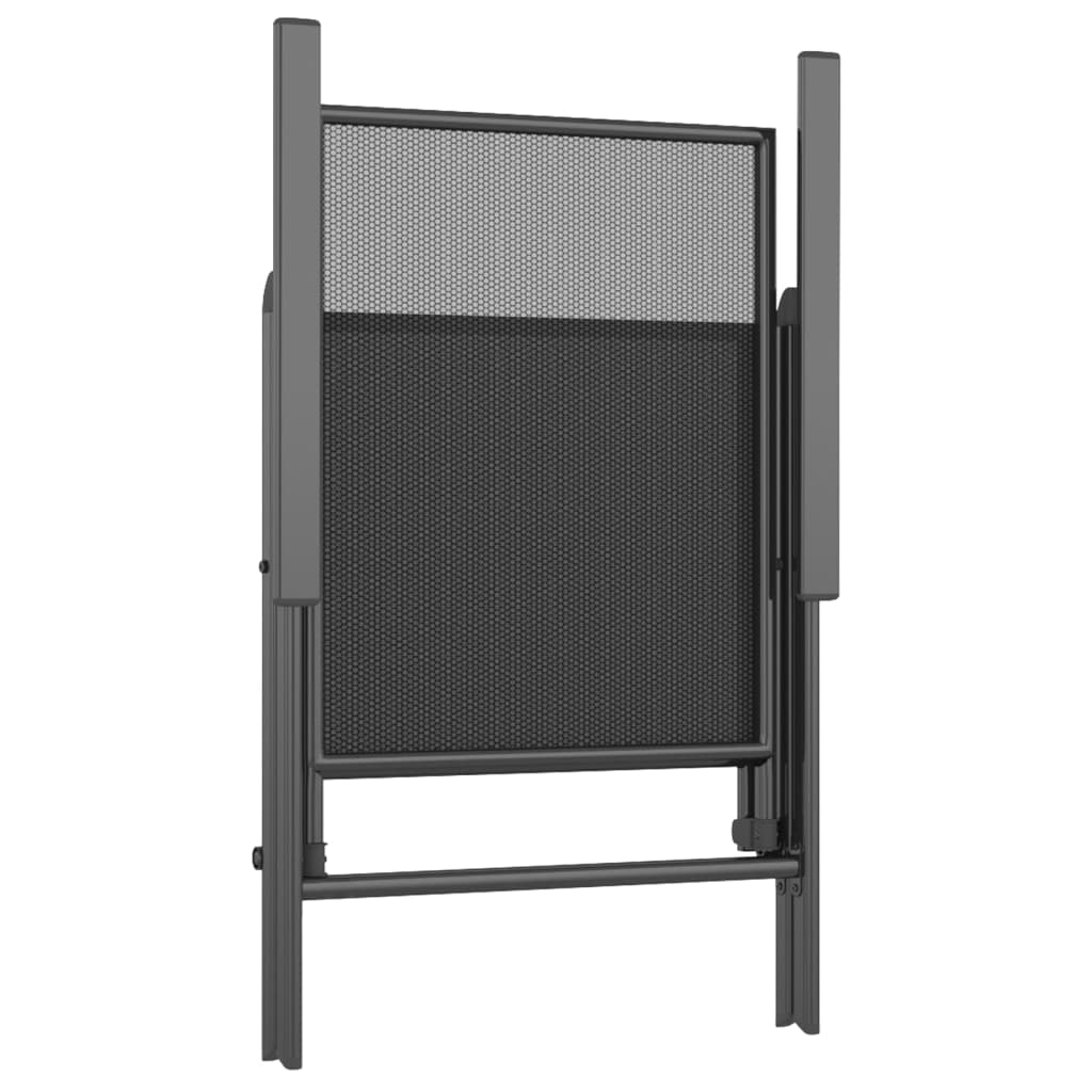 Σετ Τραπεζαρίας Κήπου 7 Τεμαχίων Ανθρακί από Ατσάλι