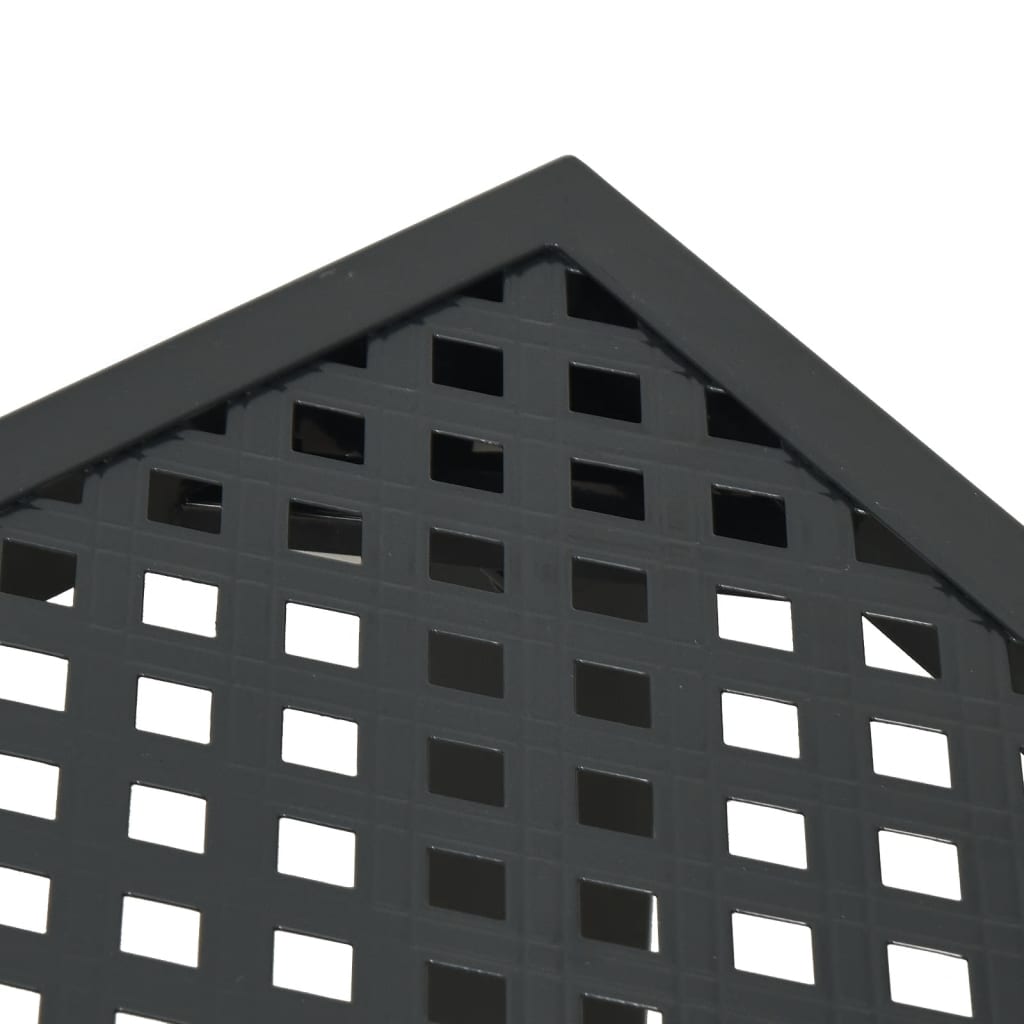 Σετ Τραπεζαρίας Κήπου 3 Τεμαχίων Ανθρακί από Ατσάλι