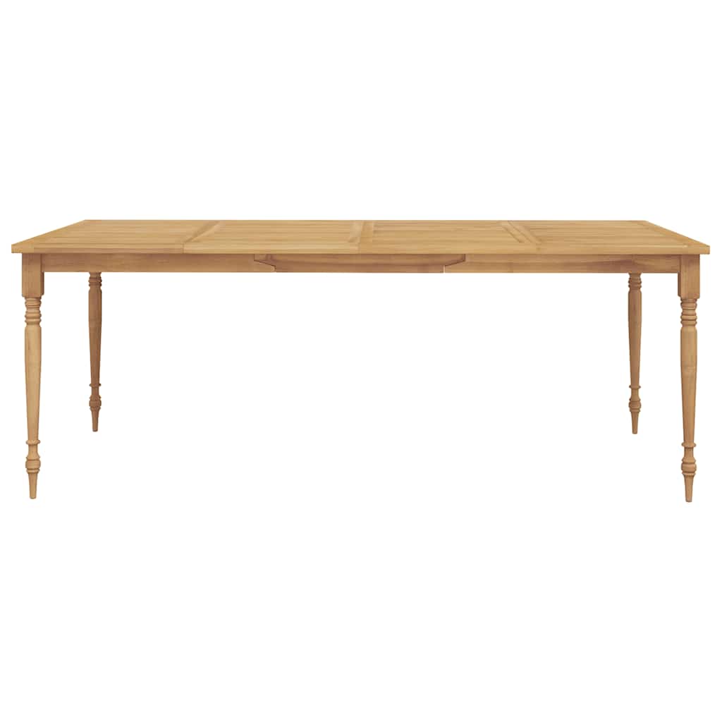 Τραπέζι Batavia 200 x 100 x 75 εκ. από Μασίφ Ξύλο Teak