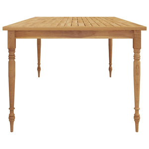 Τραπέζι Batavia 200 x 100 x 75 εκ. από Μασίφ Ξύλο Teak
