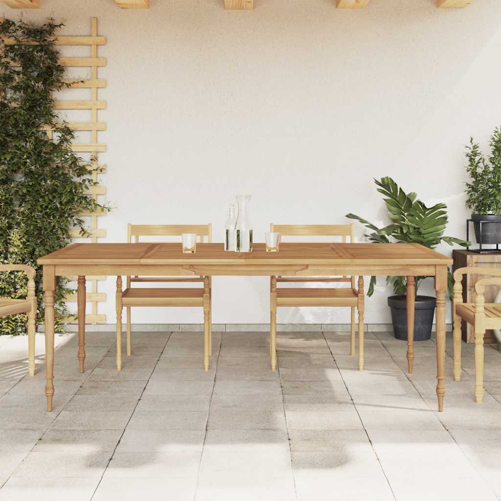 Τραπέζι Batavia 200 x 100 x 75 εκ. από Μασίφ Ξύλο Teak