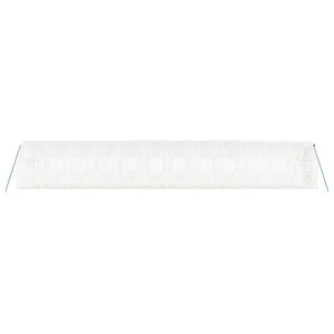 Θερμοκήπιο με Ατσάλινο Πλαίσιο Λευκό 24 μ² 12 x 2 x 2 μ.